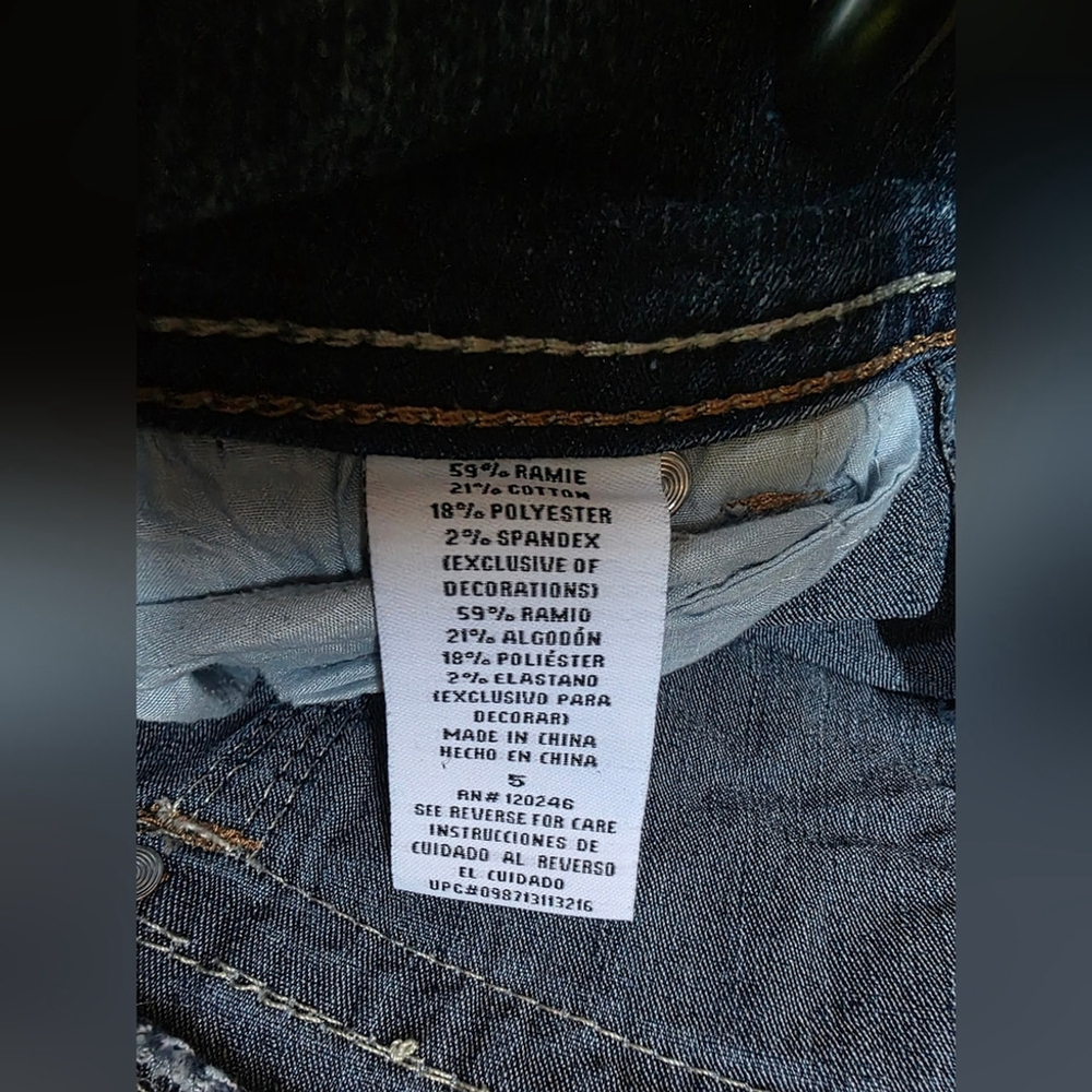 Wallflower Blue Denim Bootcut Jeans Hemmed - Picture 2 of 7